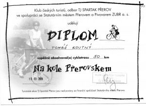 Účastnický diplom Účastnický diplom